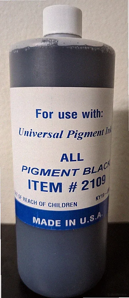 1,000 ML BLACK PIGMENT INK FOR HP DESKJET PRINTER UNIVERSAL INK 1 LITER BOTTLE