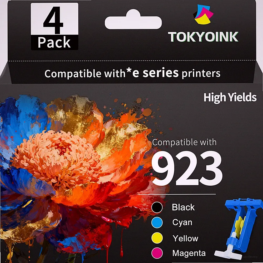 923 Ink Cartridges Combo Pack for HP Printers Replacement for HP 923 HP923