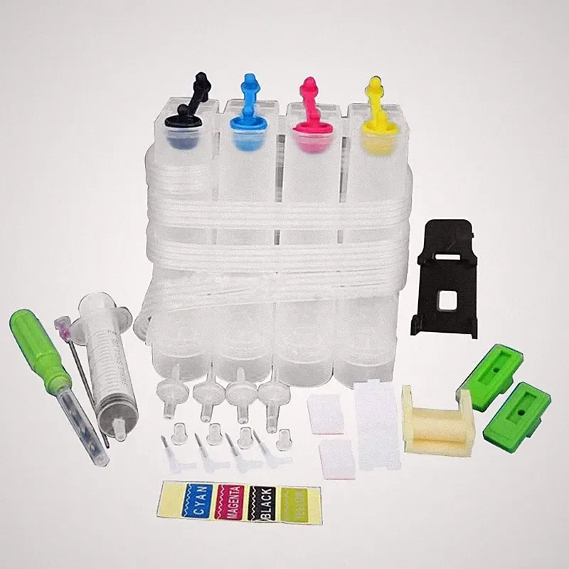 Continuous Ink Supply System CISS Ink for Tank DIY Kits for HP 21 22 60XL 61XL 6