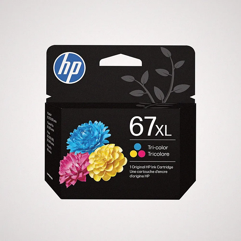 HP 67XL Tri-Color High-Yield Ink Cartridge EXP 06/27