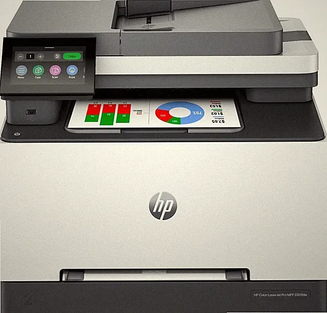 HP LaserJet Pro MFP 3301FDW Open Box