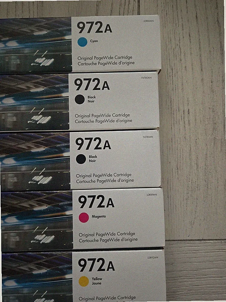 HP Printer Ink Cartridges for HP Printers 970XL, 971, 972A-Each Sold Separately