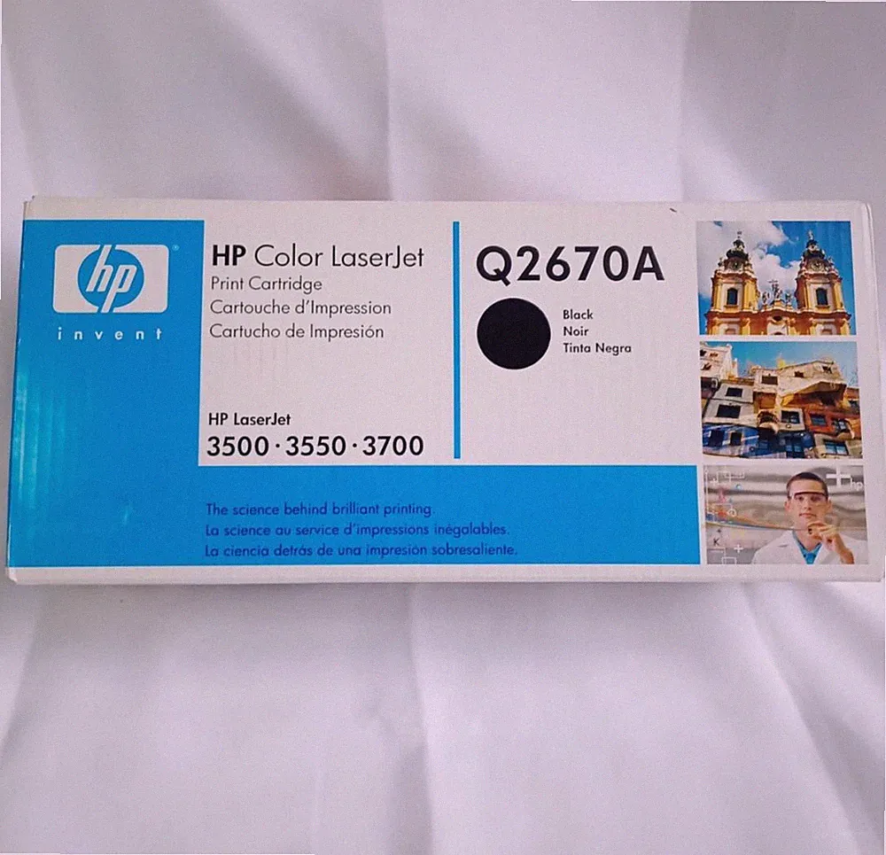 HP Q2670A Printer Cartridge LaserJet Toner Ink Black 3500 3550 3700 NEW SEALED